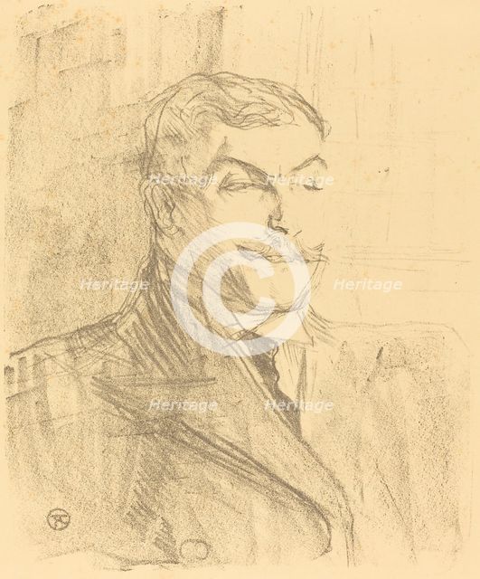 Lucien Guitry, 1896. Creator: Henri de Toulouse-Lautrec.