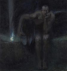 Lucifer, 1891. Creator: Stuck, Franz, Ritter von (1863-1928)