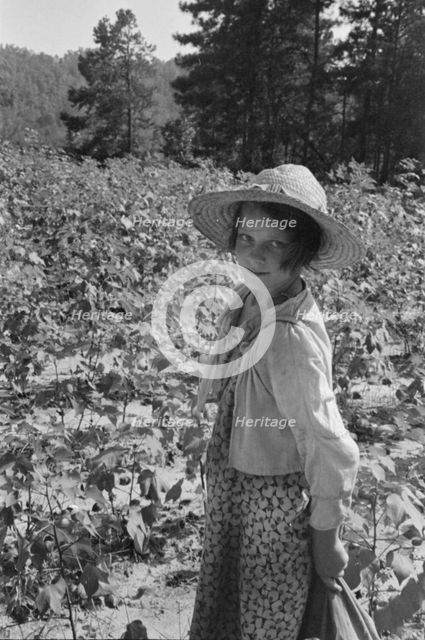 Lucille Burroughs, Hale County, Alabama, 1936. Creator: Walker Evans.