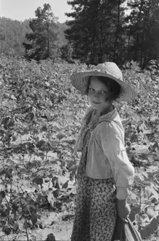 Lucille Burroughs, Hale County, Alabama, 1936. Creator: Walker Evans