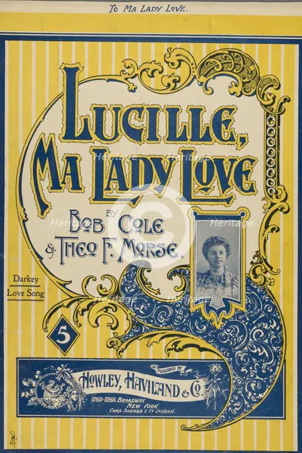 'Lucille, ma lady love', 1898. Creator: Unknown.