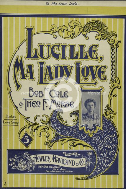 'Lucille, ma lady love', 1898. Creator: Unknown.