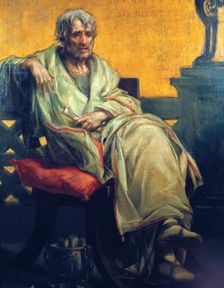 Lucius Anneo Séneca (4 BC.C. - 65 d.C.), Hispanic Italian philosopher born in Córdoba, preceptor …