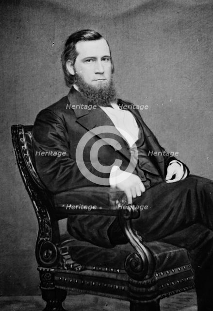 Lucius Quintus Cincinnatus Lamar, between 1855 and 1865. Creator: Unknown.