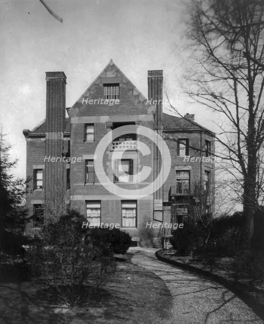Lucius Tuckerman House, 1600 I St., N.W., between 1890 and 1950. Creator: Frances Benjamin Johnston.