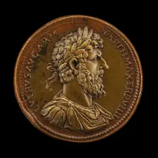 Lucius Verus, Emperor, reigned A.D. 161-169 [obverse]. Creator: Giovanni da Cavino