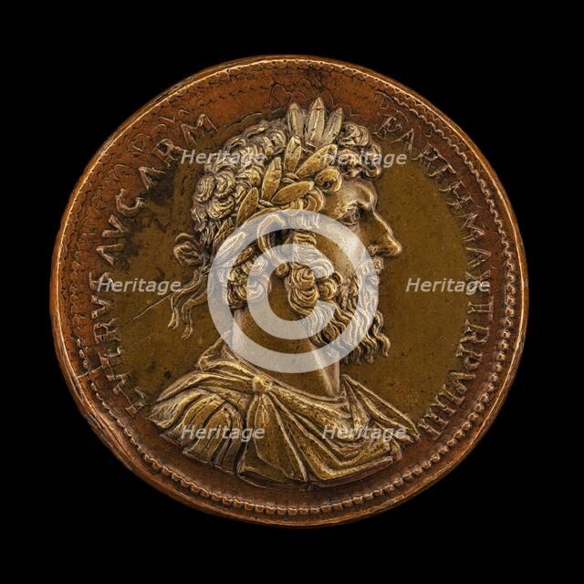 Lucius Verus, Emperor, reigned A.D. 161-169 [obverse]. Creator: Giovanni da Cavino.