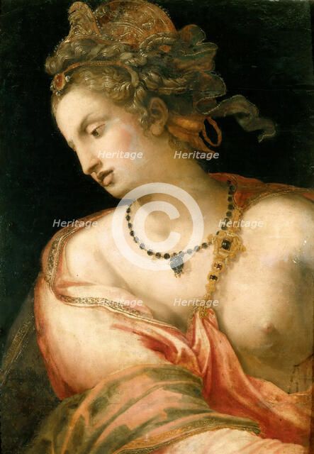 Lucretia, 1560s. Creator: Tosini, Michele (1503-1577).