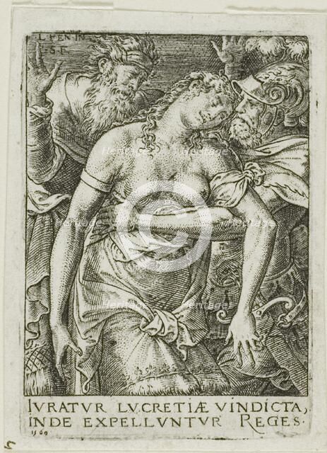 Lucretia, 1569. Creator: Etienne Delaune.