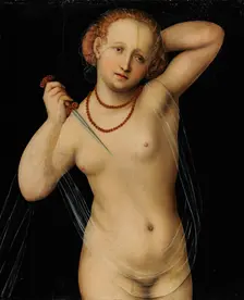 Lucretia, 1525. Creator: Lucas Cranach the Elder