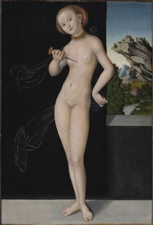 Lucretia, 1528. Artist: Cranach, Lucas, the Elder (1472-1553)