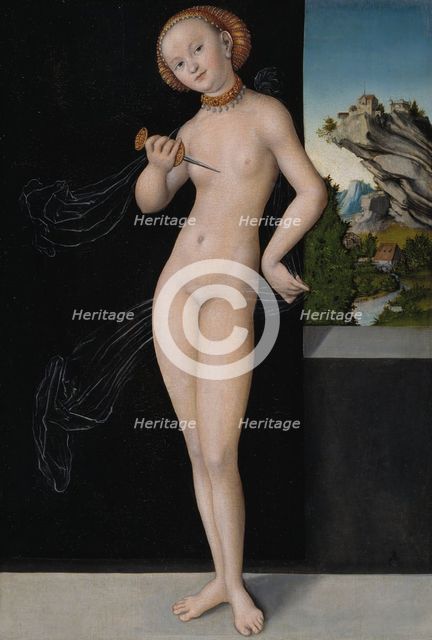 Lucretia, 1528. Creator: Lucas Cranach the Elder.