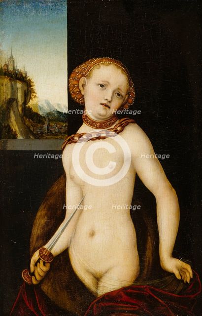 Lucretia, 1530. Creator: Lucas Cranach the Elder.