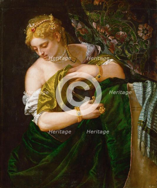 Lucretia, ca 1583. Artist: Veronese, Paolo (1528-1588)