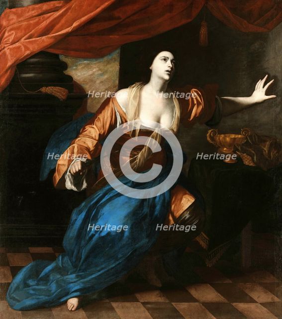 Lucretia, ca 1630-1634. Creator: Stanzione, Massimo (ca. 1585-ca. 1658).