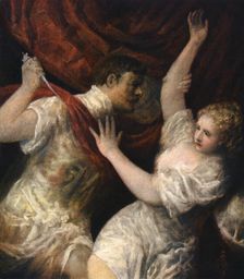 Lucretia and Tarquinius c1560s, (1937). Artist: Titian