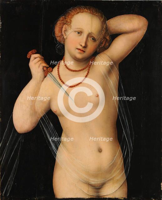 Lucretia, c. 1525. Creator: Cranach, Lucas, the Elder (1472-1553).