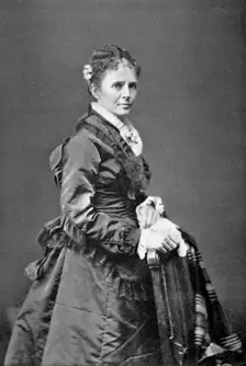 Lucretia Garfield, wife of American president James A Garfield, late 19th century, (1908)