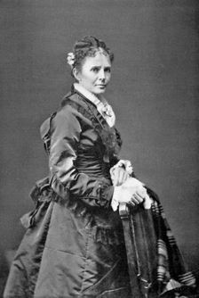 Lucretia Garfield, wife of American president James A Garfield, late 19th century, (1908)
