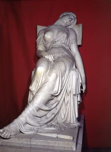 Lucretia Marble Sculpture by Damiá Campeny