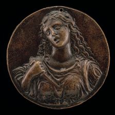 Lucretia Stabbing Herself, late 15th - early 16th century. Creator: Moderno