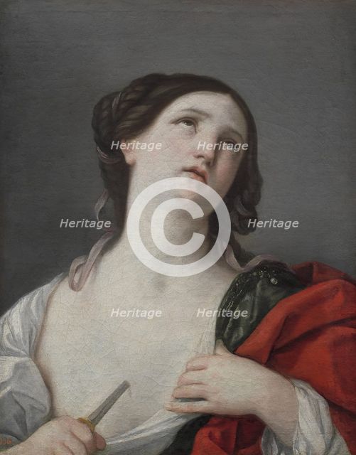 Lucretia Taking Her Own Life, 17th century. Creator: Guido Reni.