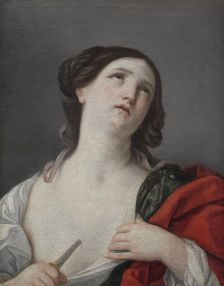 Lucretia Taking Her Own Life, 17th century. Creator: Guido Reni