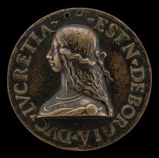 Lucrezia Borgia, 1480-1519, Wife of Alfonso d'Este of Ferrara 1502, 1502. Creator: Unknown