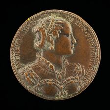 Lucrezia de Medici, 1545-1561, Daughter of Cosimo I, First Wife of Alfonso II d'Este 1558 [reverse] Creator: Domenico Poggini