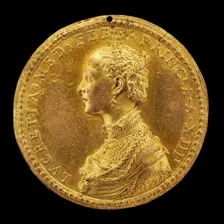 Lucrezia de Medici, 1545-1561, Daughter of Cosimo I, First Wife of Alfonso II d'Este 1558, 1558. Creator: Pastorino Pastorini