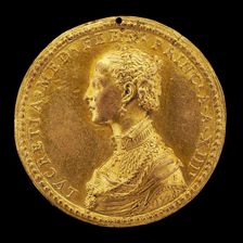Lucrezia de Medici, 1545-1561, Daughter of Cosimo I, First Wife of Alfonso II d'Este 1558, 1558. Creator: Pastorino Pastorini