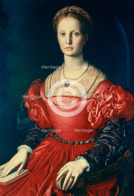 'Lucrezia Panchiatichi', c1540. Artist: Agnolo Bronzino