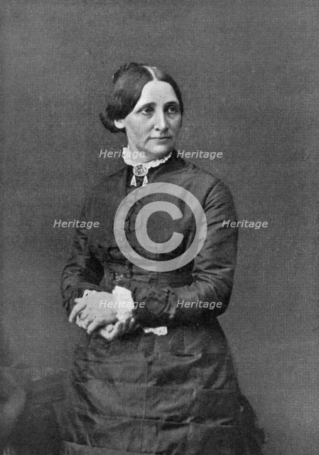 Lucy Webb Hayes, wife of American president Rutherford B Hayes, 19th century, (1908). Artist: Unknown