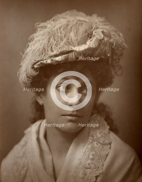 Lucy Buckstone, British actress, 1884.  Artist: St James's Photographic Co