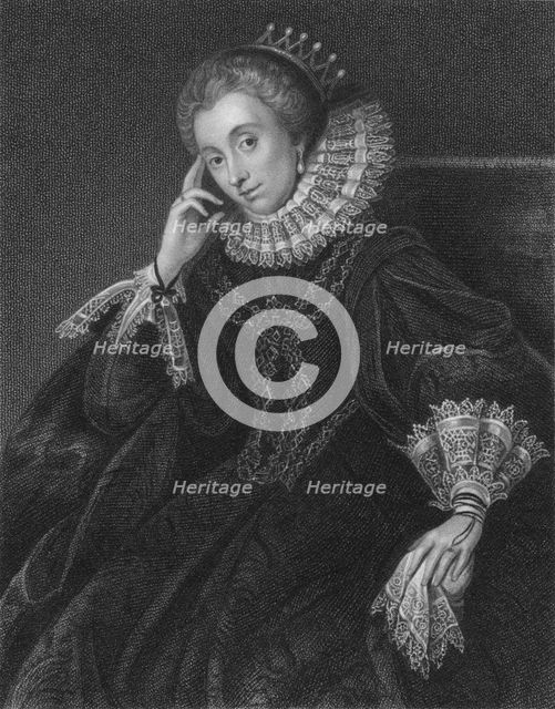 'Lucy Harington, Countess of Bedford', 1824. Artist: Samuel Freeman.