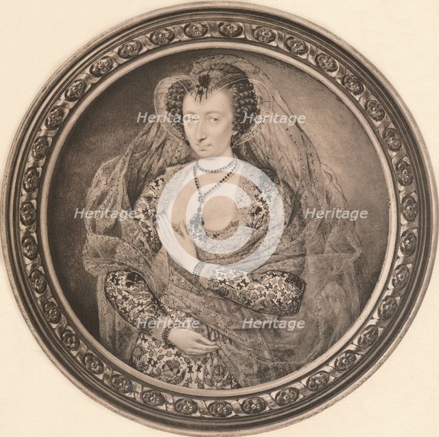 'Lucy Harrington, Countess of Bedford', c1610, (1904). Artist: Isaac Oliver I.