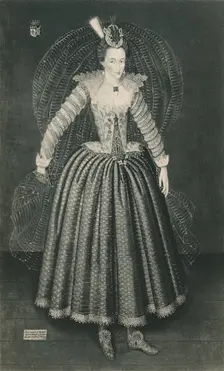 Lucy Harrington, Countess of Bedford c16th century (1904). Artist: Marcus Gheeraerts, the Younger