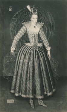 Lucy Harrington, Countess of Bedford c16th century (1904). Artist: Marcus Gheeraerts, the Younger
