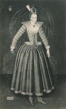 Lucy Harrington, Countess of Bedford c16th century (1904). Artist: Marcus Gheeraerts, the Younger