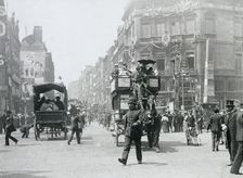 Ludgate Circus, London, prepared for Queen Victoria's Diamond Jubilee, 1897. Artist: Paul Martin