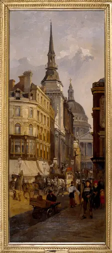 Ludgate Hill, 1884. Artist: Charles John Watson
