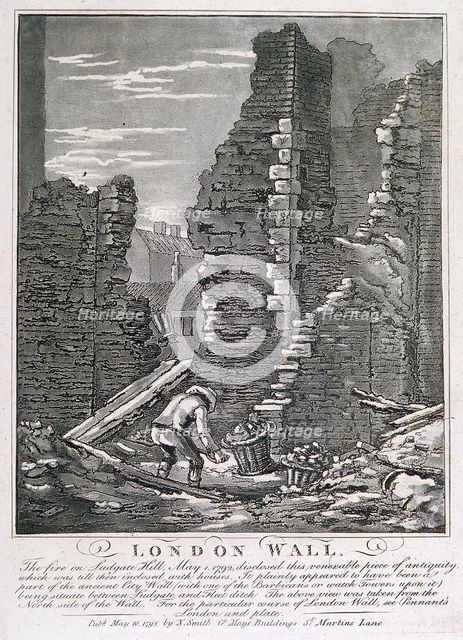 Ludgate Hill, London, 1792. Artist: John Thomas Smith