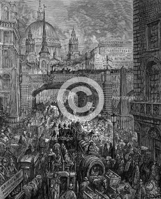 'Ludgate Hill', London, 1872. Artist: Unknown
