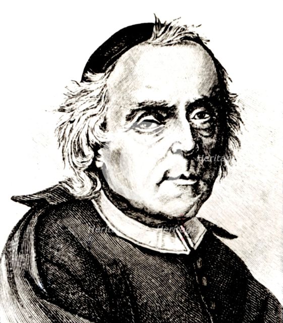 Ludovico Antonio Muratori (1672-1750), Italian writer, director of the Biblioteca Ambrosiana in Mila Creator: Unknown.