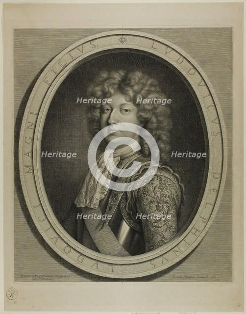 Ludovicus Delphinus, 1684. Creator: Pierre Louis van Schuppen.