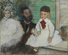 Ludovic Lepic and his Daughters, c. 1871