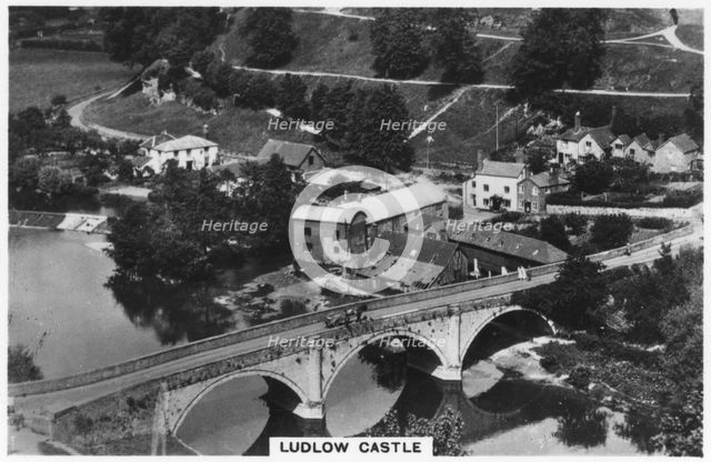 Ludlow Castle, 1936. Artist: Unknown
