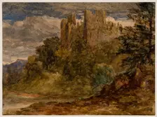 Ludlow Castle, 19th century. Creator: David Cox the Elder