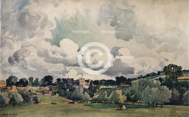 'Ludlow Castle', c1880. Artist: Alfred William Rich.