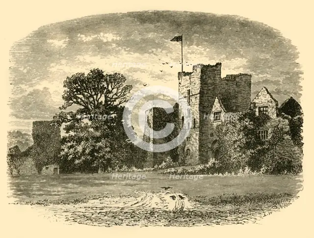 'Ludlow Castle from the Entrance Gate', 1898. Creator: Unknown.